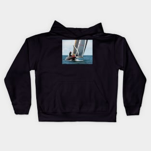 Norseman rounds the windward mark Kids Hoodie